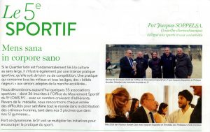 Article 5e magazine Mai 2018