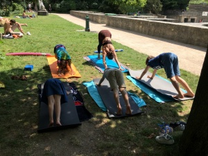 Initiation Yoga aux arènes de Lutèce