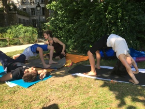 Initiation Yoga aux arènes de Lutèce