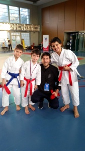 Equipe Kata benjamins Karaté enfant