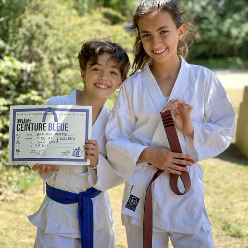 Camille & Maxime passage de grades