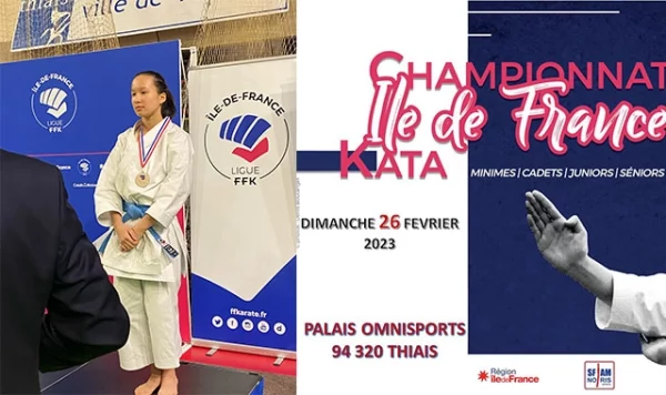 Open & Championnat Île-de-France Kata, Yu 3e ! 🥉