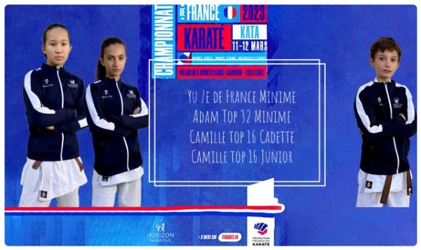 Championnat de France Kata : Yu 7e de France ! 🇫🇷 Camille deux fois top16 🇫🇷