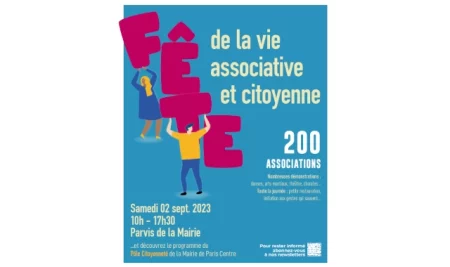 Fête de la vie associative et citoyenne Paris Centre – 02 septembre 2023