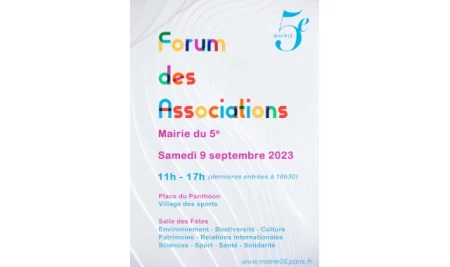 Forum des associations Paris 5 / Village des sports – 09 septembre 2023