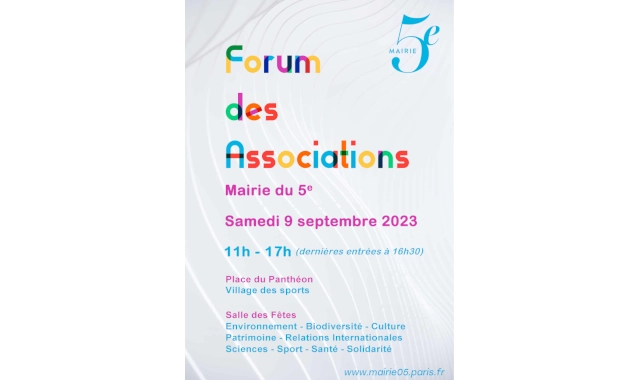 Forum des Associations 2023 Paris 5e